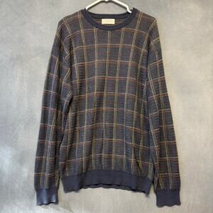 Vintage Ultimate Classics USA Plaid Knit Sweater Union Made Grandpacore Cottage